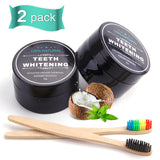 2 Pack Tooth Whitening Set Bamboo Dental